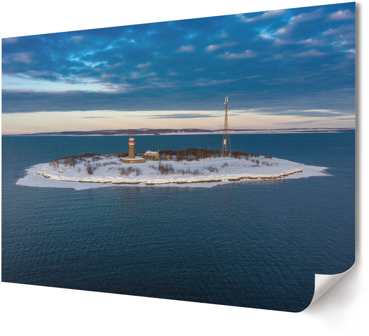 Coloray Polycanvas Poster - Gotisch Gebouw, Fotografie - A4 - Zwart-wit Wandposter - Rechthoek - Muurdecoratie - Woonkamer, Slaapkamer, Kantoor - Klassiek