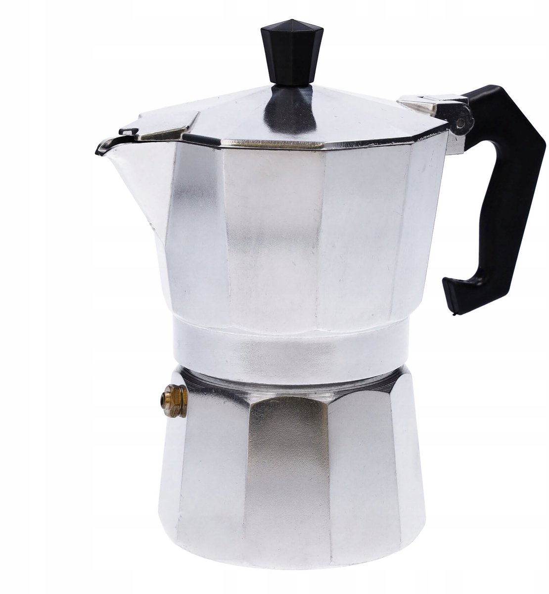 Moka Pot Koffiezetter Espresso Percolator 3 Kopjes Aluminium