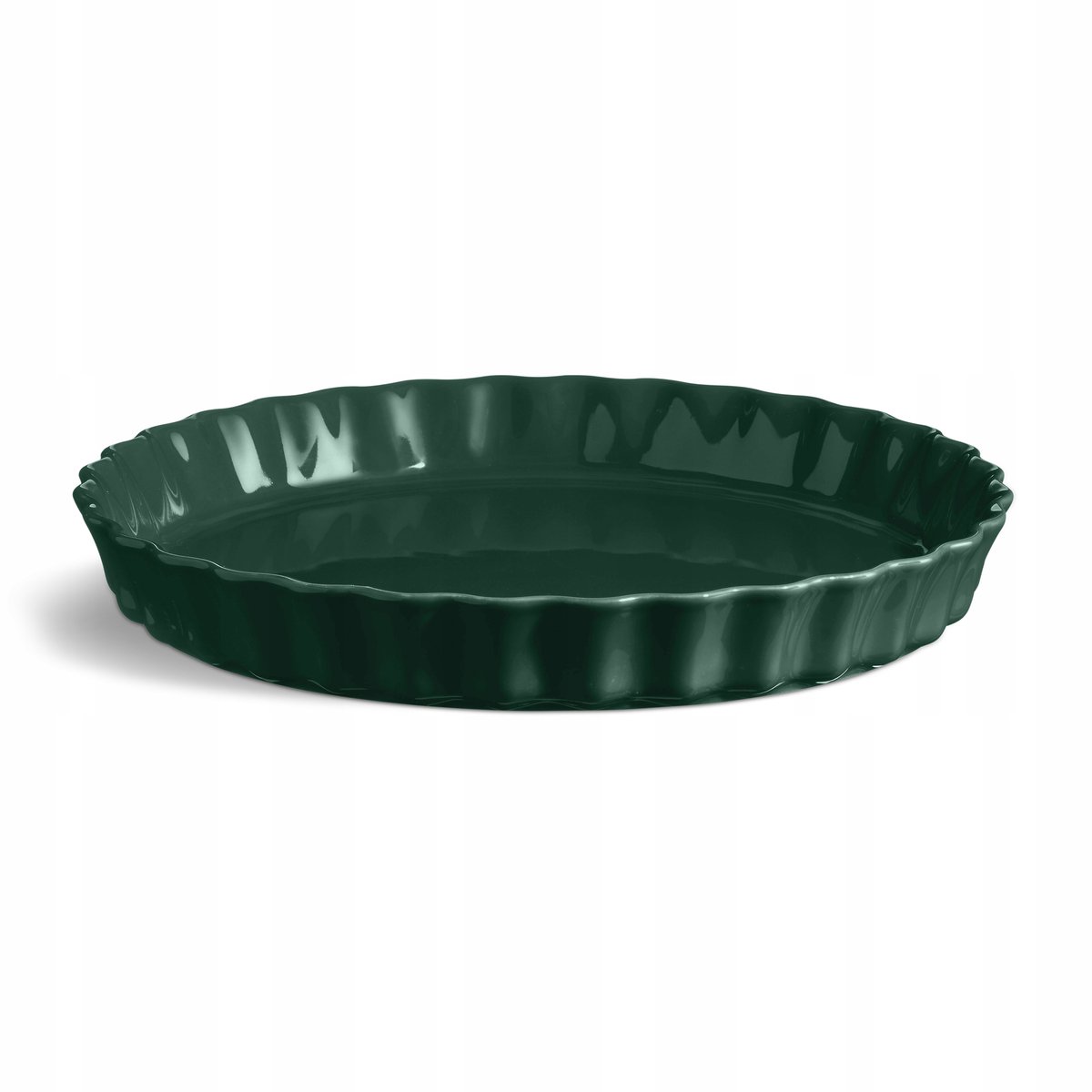 Emile Henry Tartvorm 28 cm - Natuurlijk Chic Donkergroen