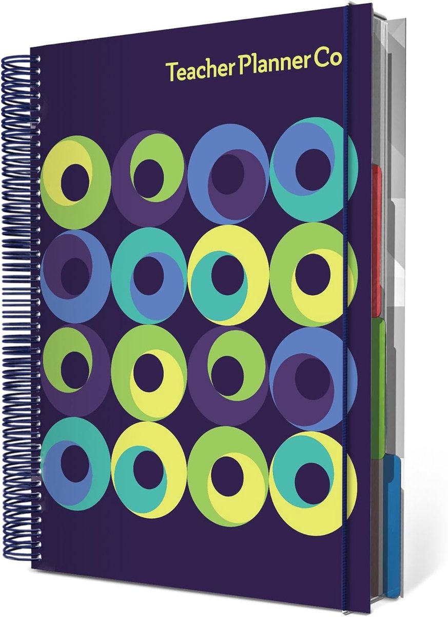 A5 ABACUS-Midnight Sky 6-Periode Leraar Planner 2025-26 - ShopVlot