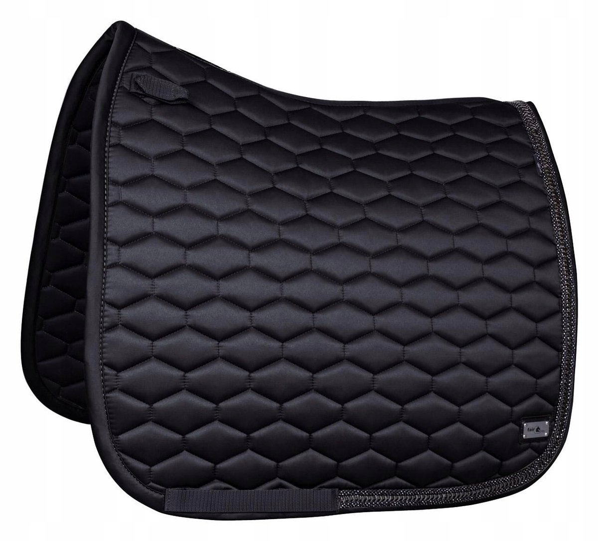 Fair Play Hexagon Arrow Zadeldek Zwart DR/Pony