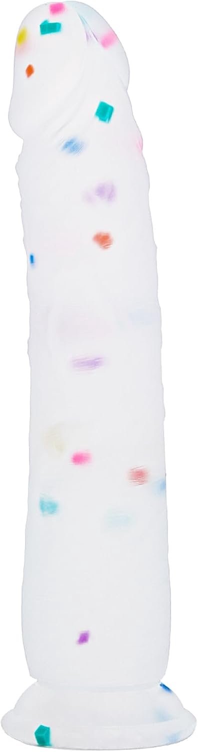 Realistische vorm, platte zuigvoet voor handsfree gebruik, voor vagina, G-spot en prostaat