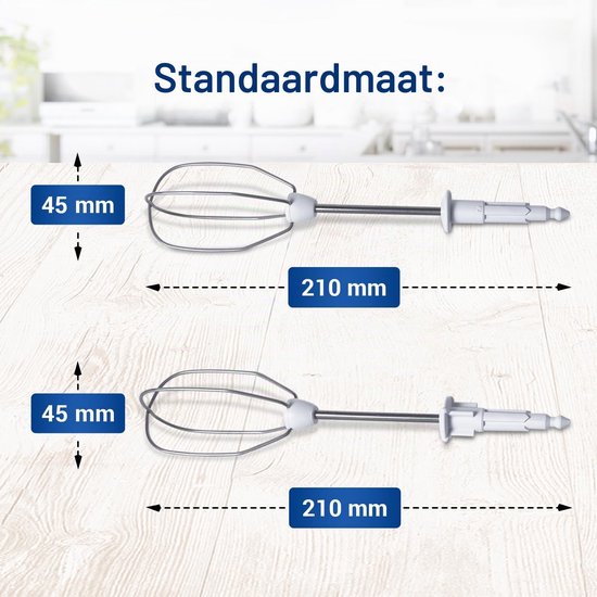 2x garde rechts links handmixer vervanging voor 659596 00659596 — afbeelding 5