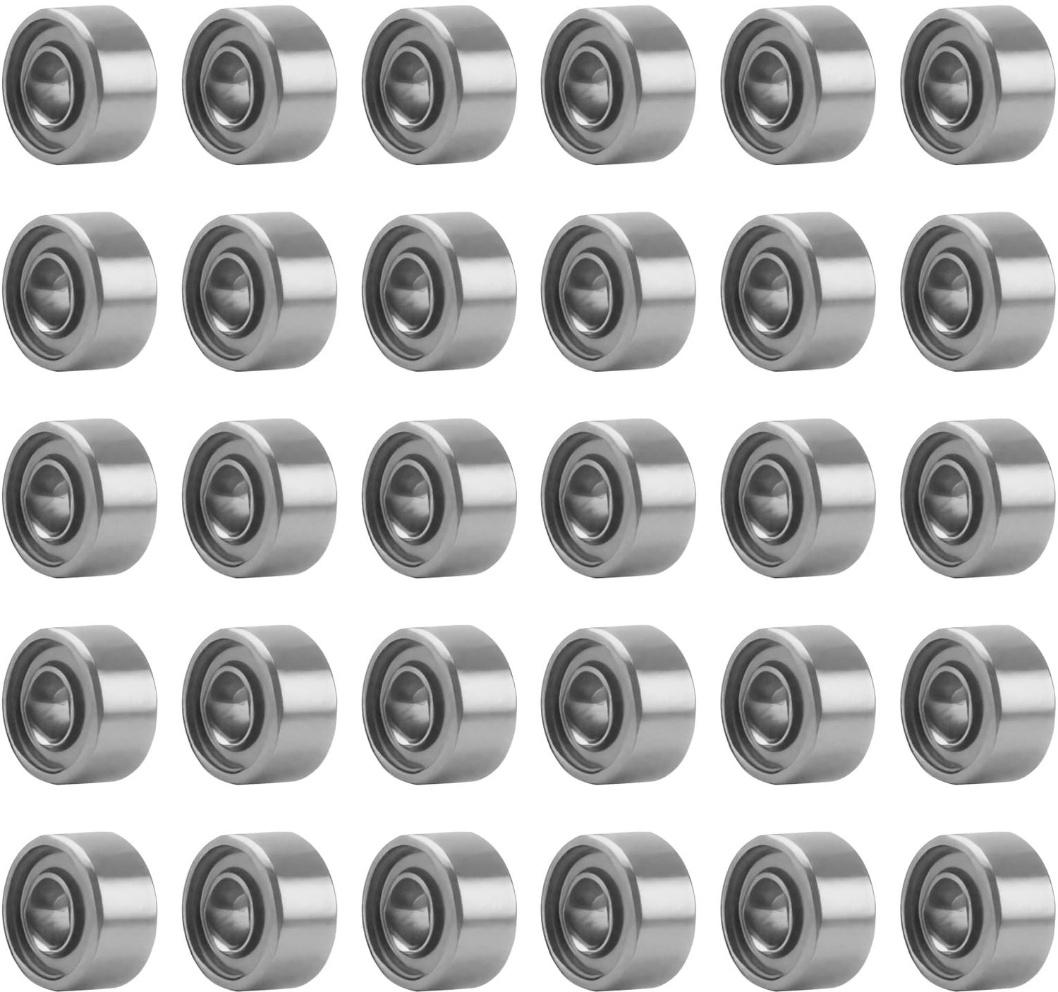 30 stuks 693ZZ mini-kogellagers precisie-groefkogellagers dubbel afgeschermde kogellagers van koolstofstaal voor skateboards trolleys elektromotoren en meer