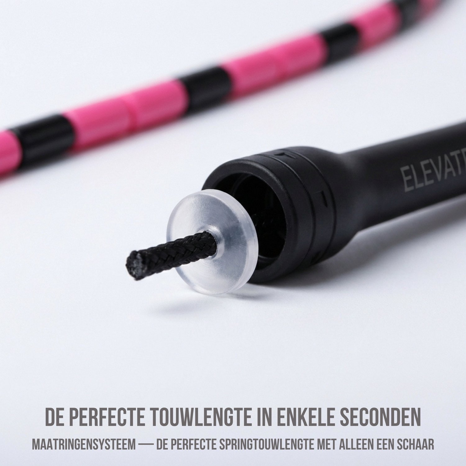 Elevate Rope Professioneel Beaded Springtouw - Verstelbare Jump Rope - Touwtje Springen voor Volwassenen en kinderen - Beaded rope - Conditie & Trucs - Binnen & Buiten Skipping Rope - Fitness Springtouwen — afbeelding 8