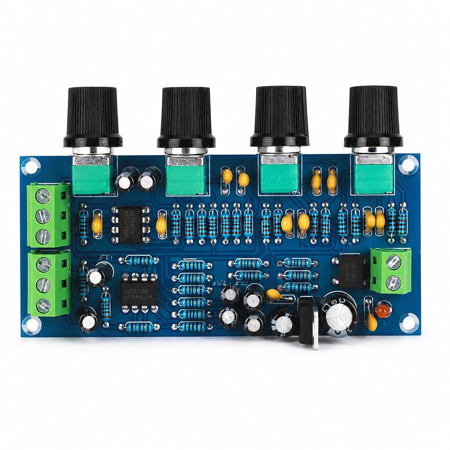Preamp tone board - versterker module - met plastic volumeregelknop - eenvoudig in gebruik - m-winkel