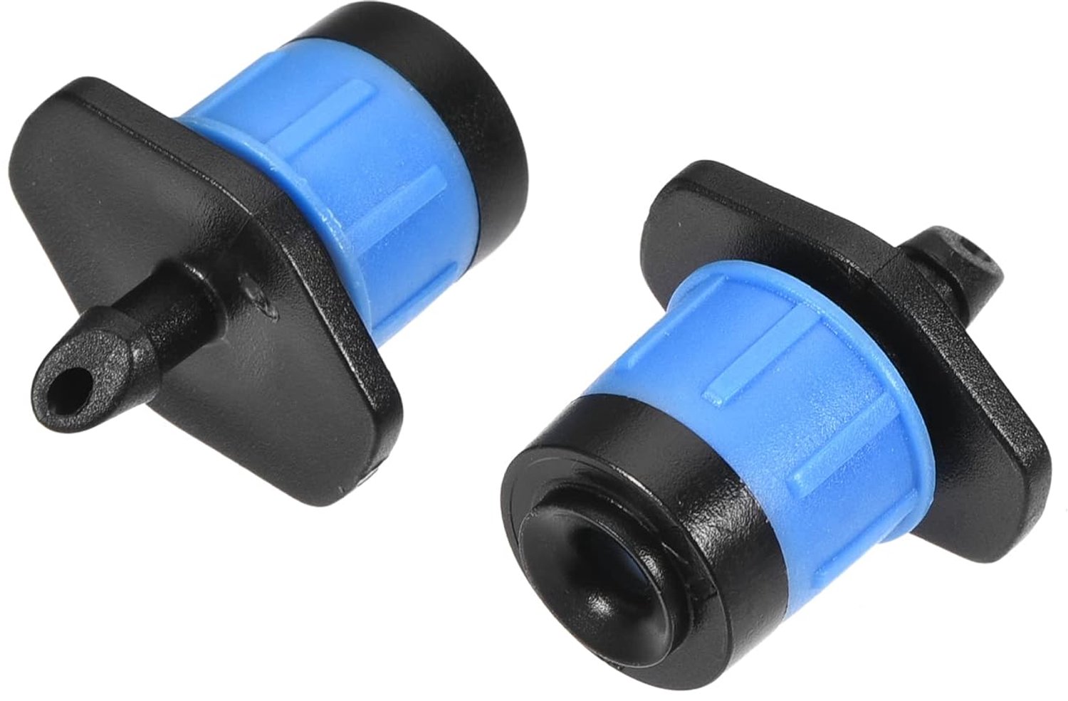 druppelspots 10 stuks - instelbaar 360 graden - blauw - voor 1/4 inch irrigatieslang m-winkel - m-winkel