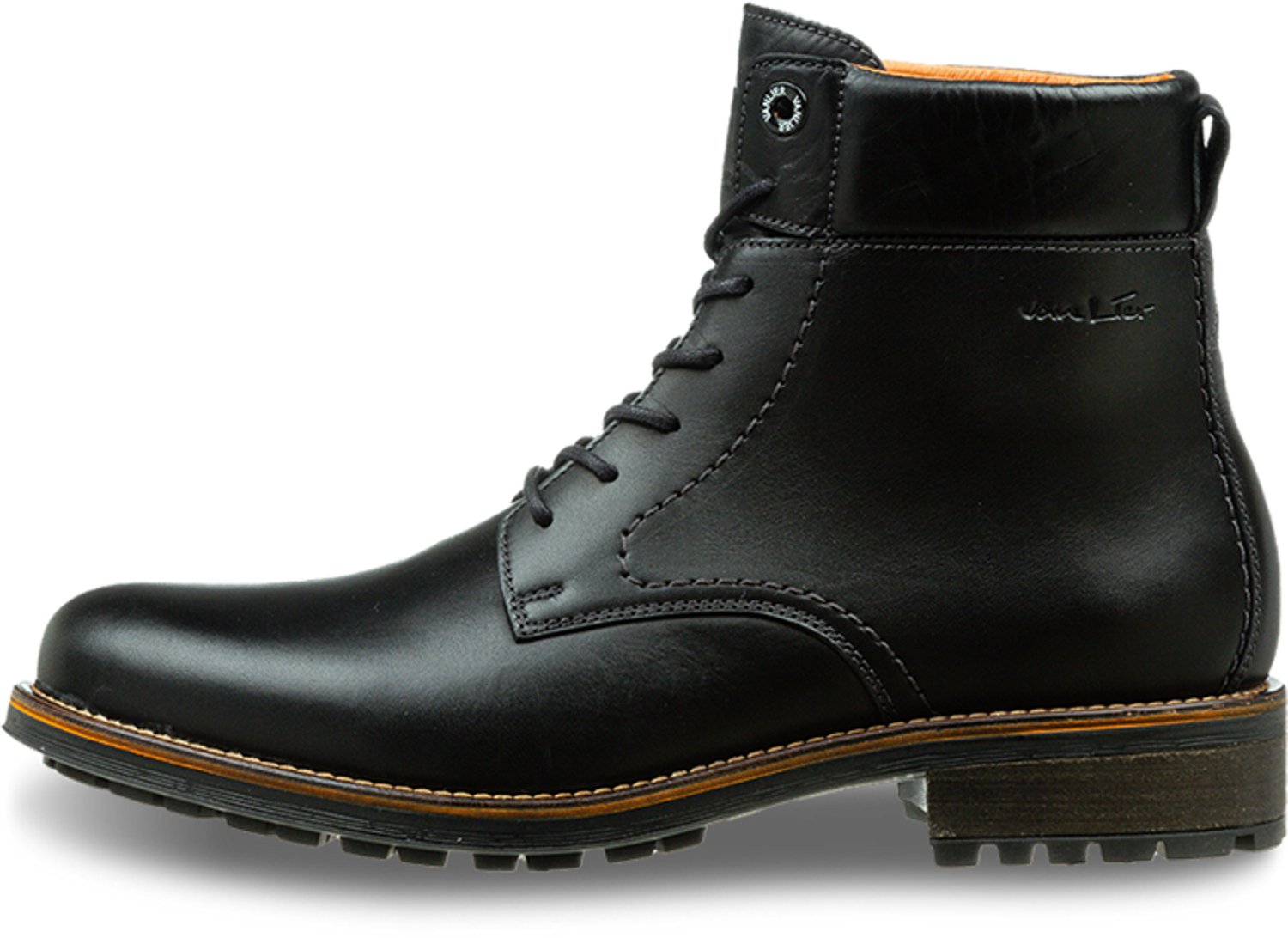 VANLIER - Heren Schoenen - Zwart - Maat 42