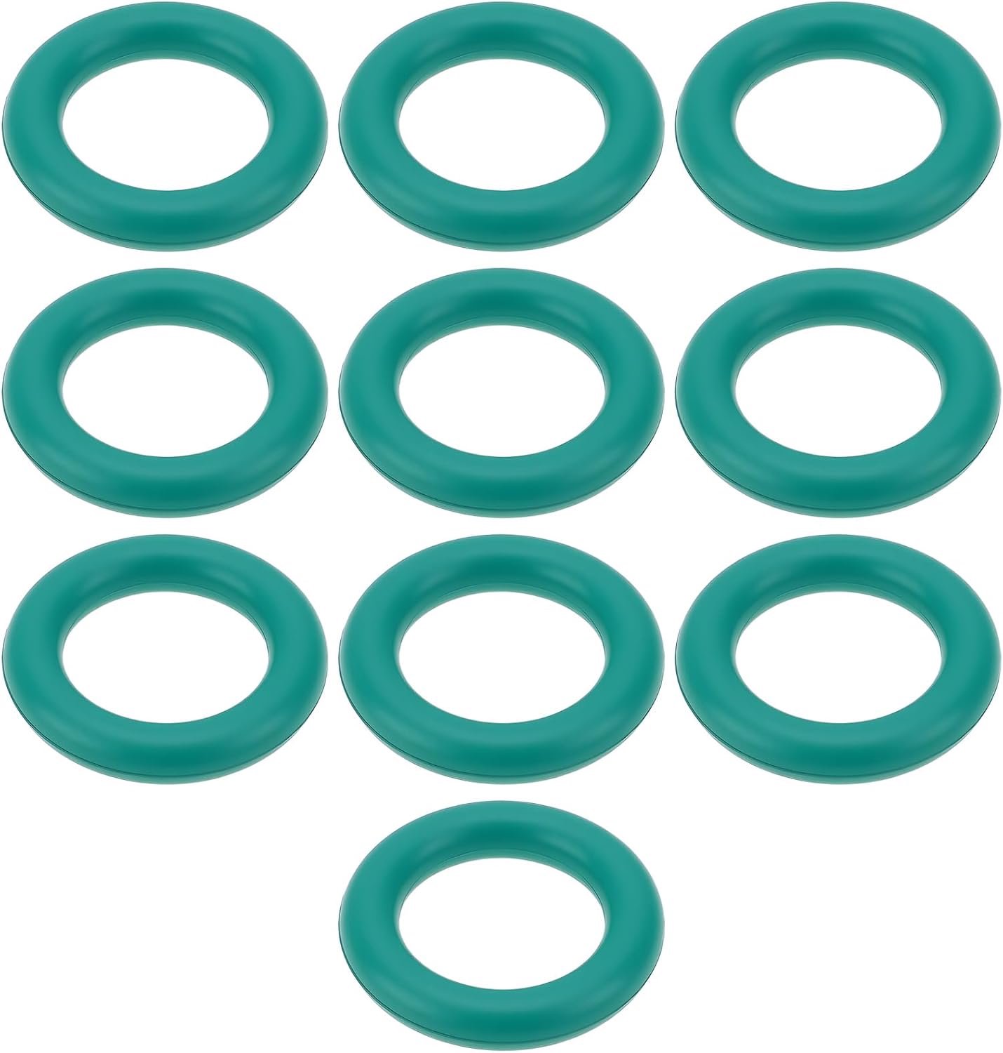 Olie peilstok seal ring 12x2,4mm - fluororubber - vervangend voor N90032201/N90032203 - geschikt voor Volkswagen - 10 stuks - ServiceTopper