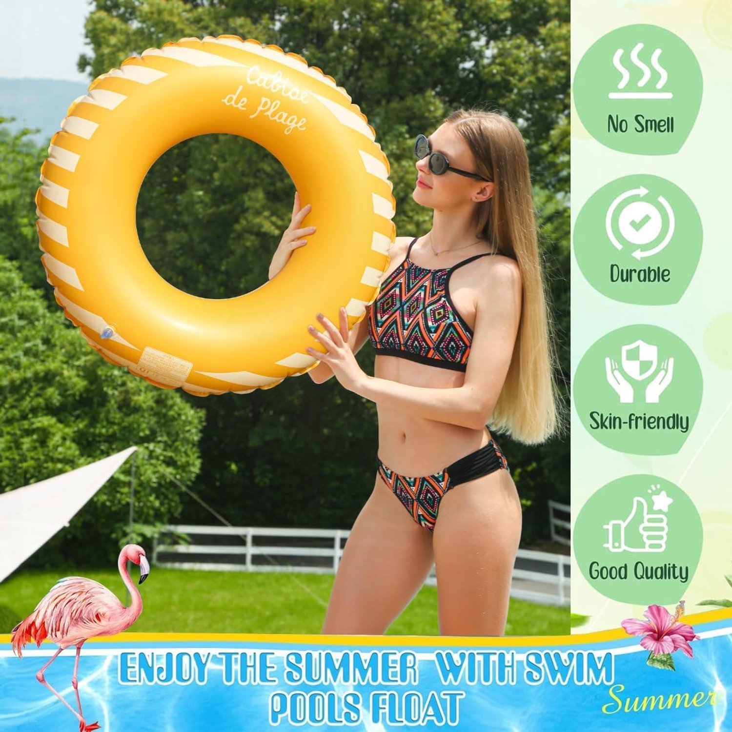 Opblaasbare Retro Zwemring voor Kinderpoolparty's – foto 2