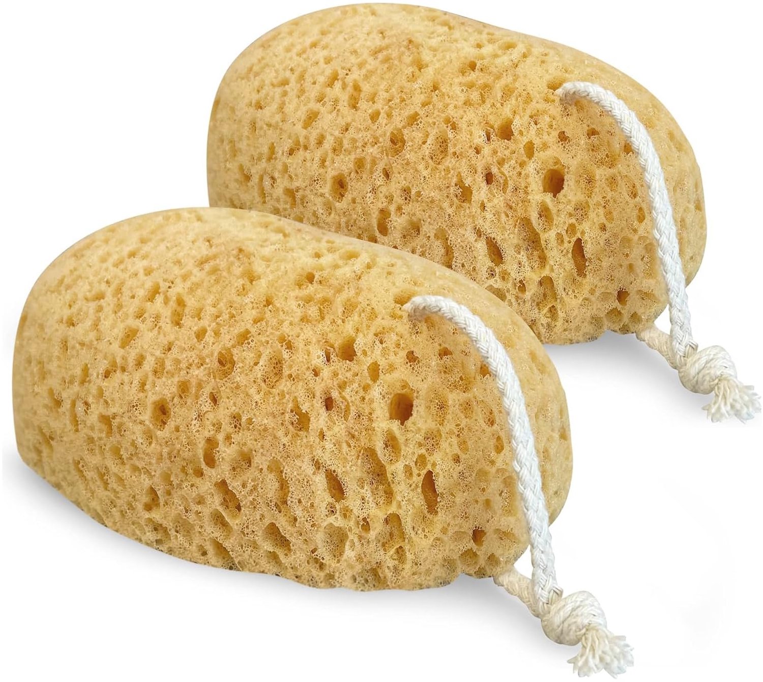 Badsponzen Set van 2 voor Diepe Reiniging en Peeling