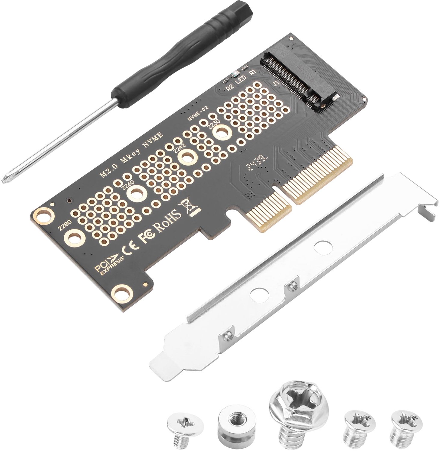 M.2 NVMe naar PCIe Adapter voor SSD