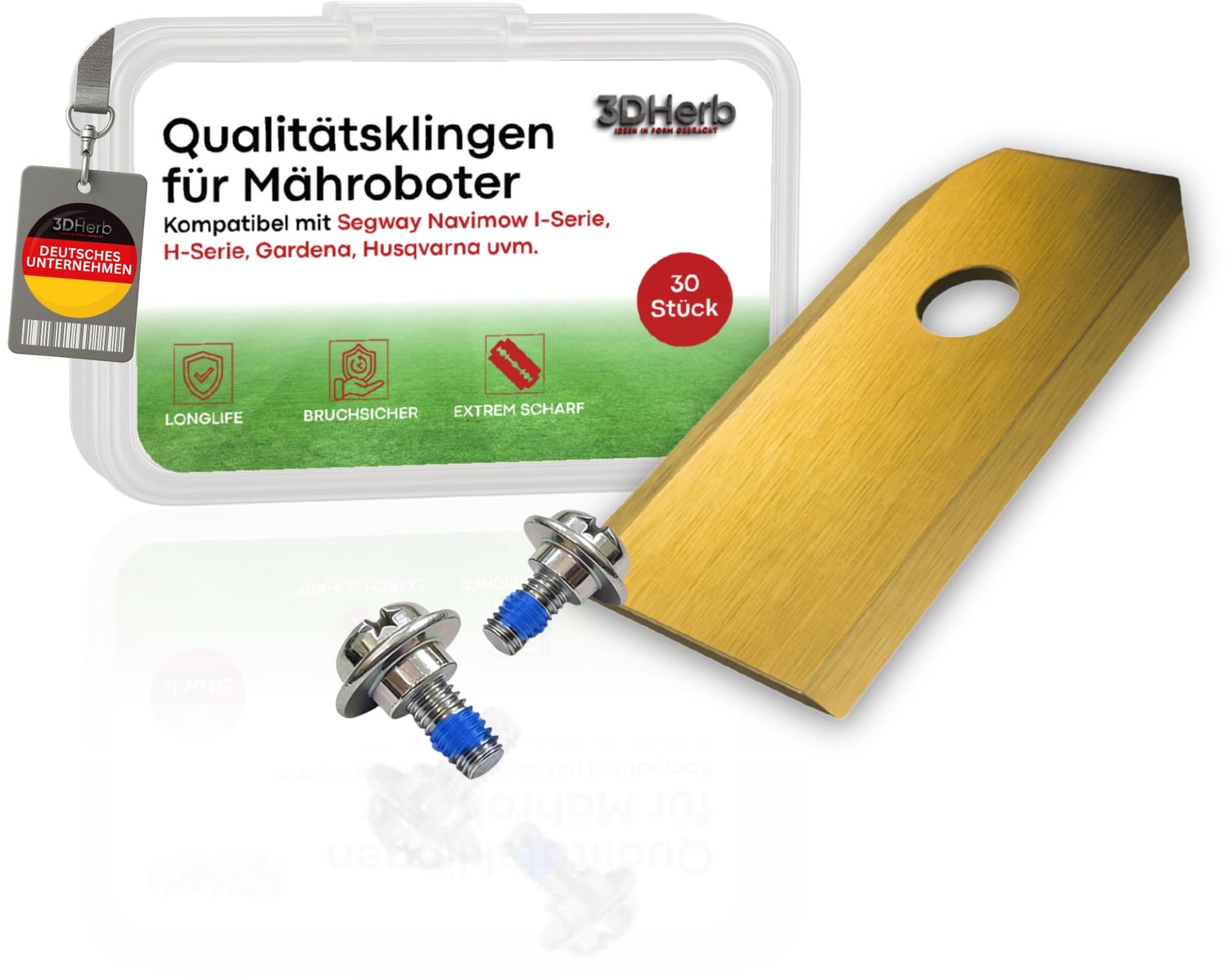 30 Robotmaaier Messen met Schroeven - Titanium Coating