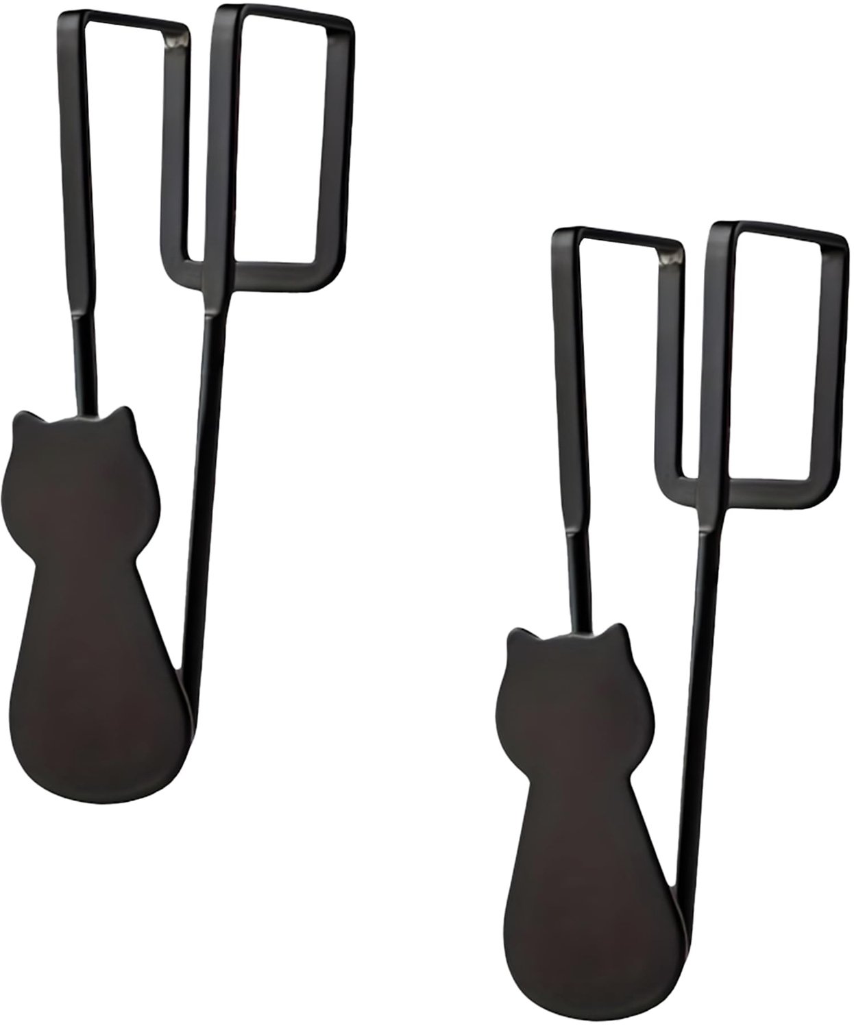Set van 2 Decoratieve Kattenhaken voor Muur en Deur