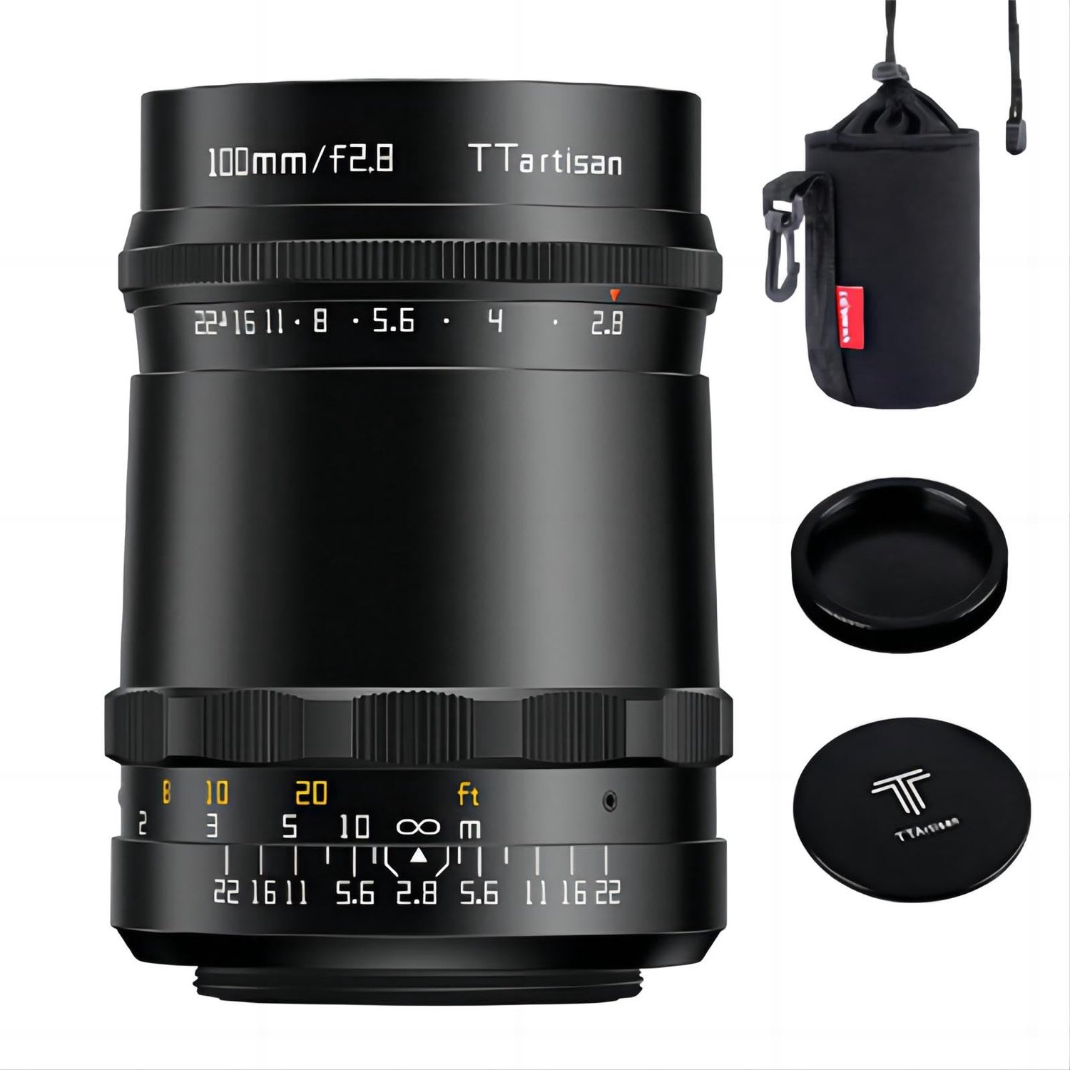 M42 Full Frame Lens - 100mm F2.8 met handmatige focus