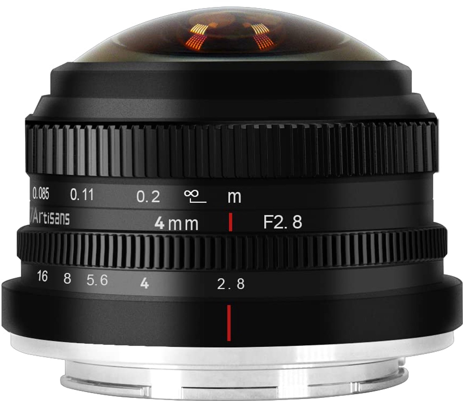 4mm F2.8 Fisheye Lens - 225° Ultra Wide Angle voor Sony E-mount