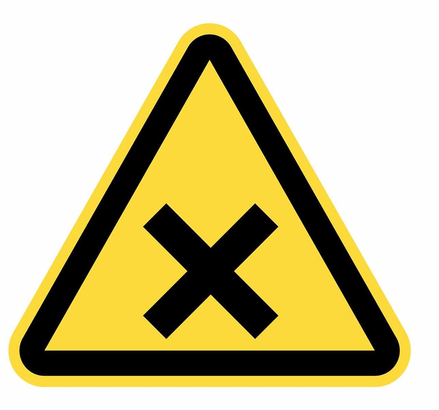 Sticker Set met Waarschuwingsborden - 15 Stuks Geel Driehoek 4 cm voor Ongediertebestrijding