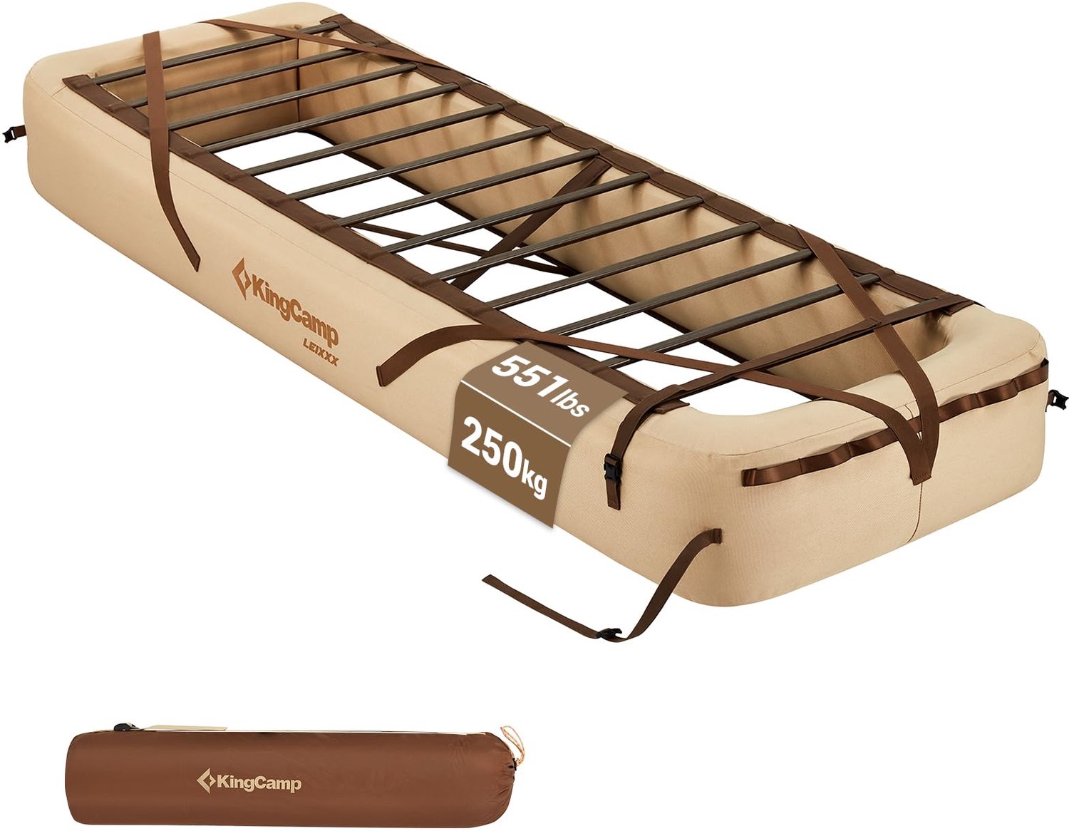 Opblaasbaar Bedframe voor Camping en Outdoors