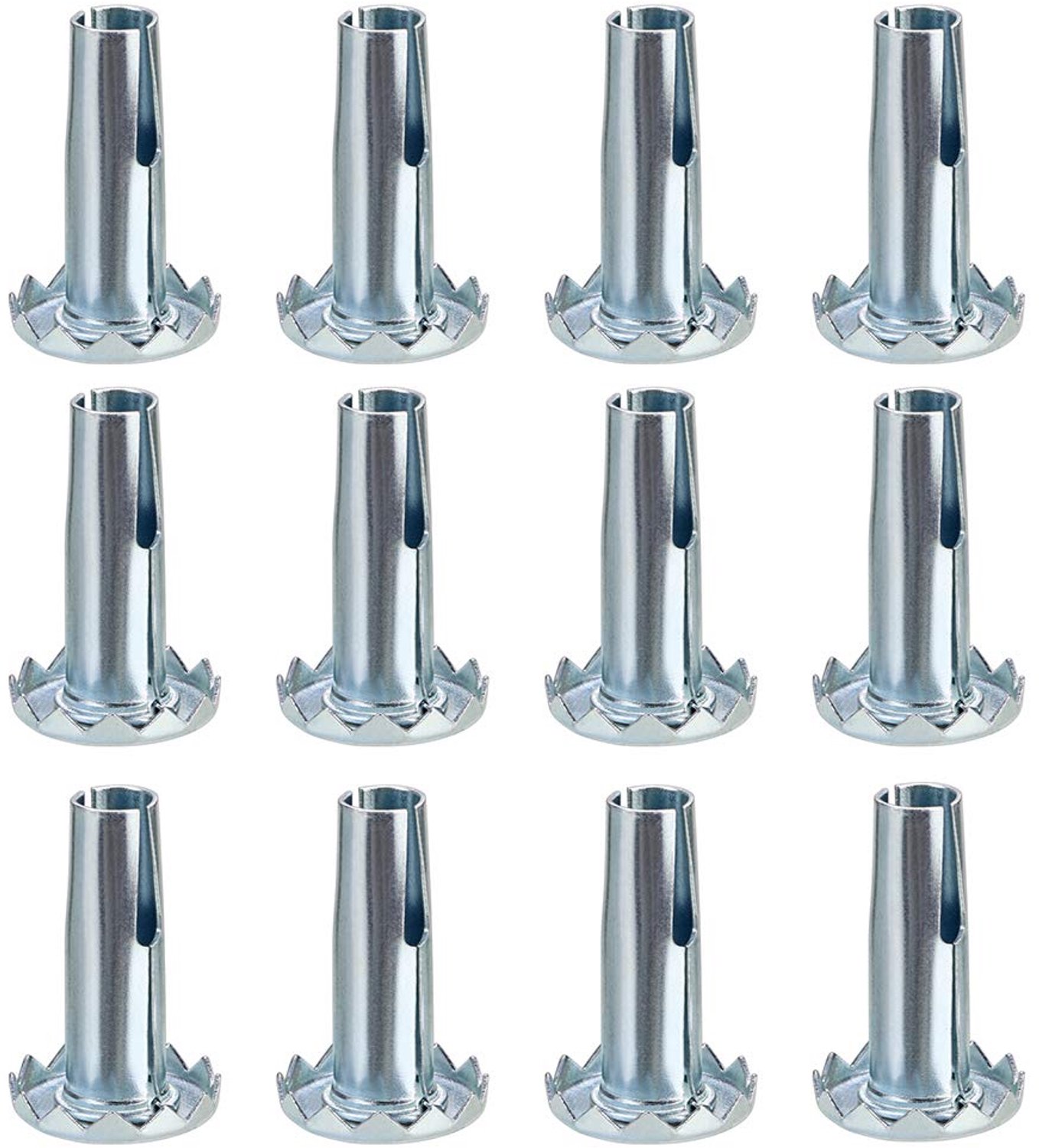 Set van 12 Roller Caps voor Meubelwielen met Grip Ring