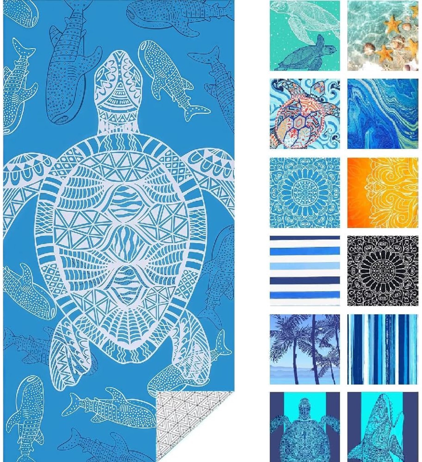 XXL Microvezel Strandhanddoek, Sneldrogend