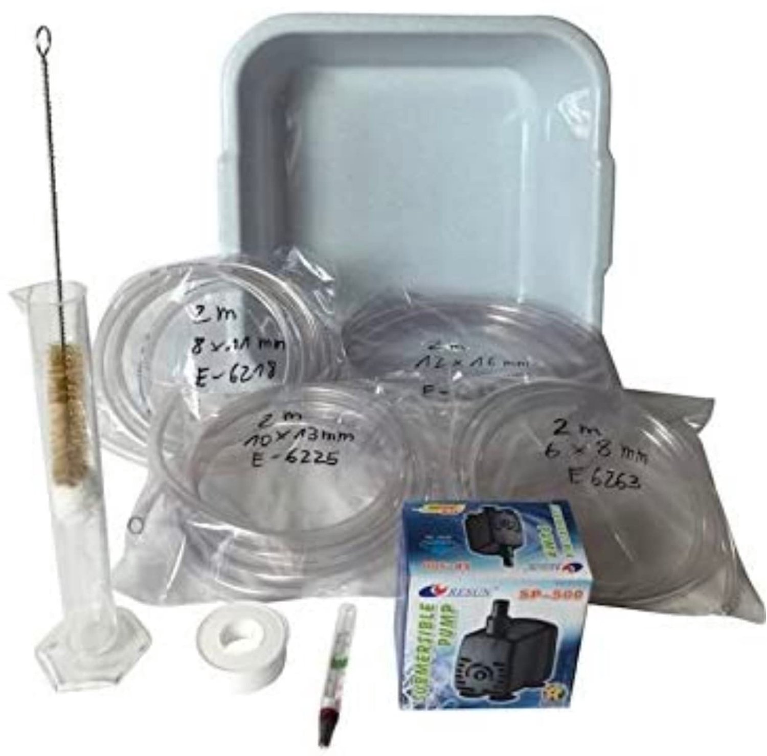 Accessoireset met Waterpomp voor Kleine Destilleerketels tot 3 Liter