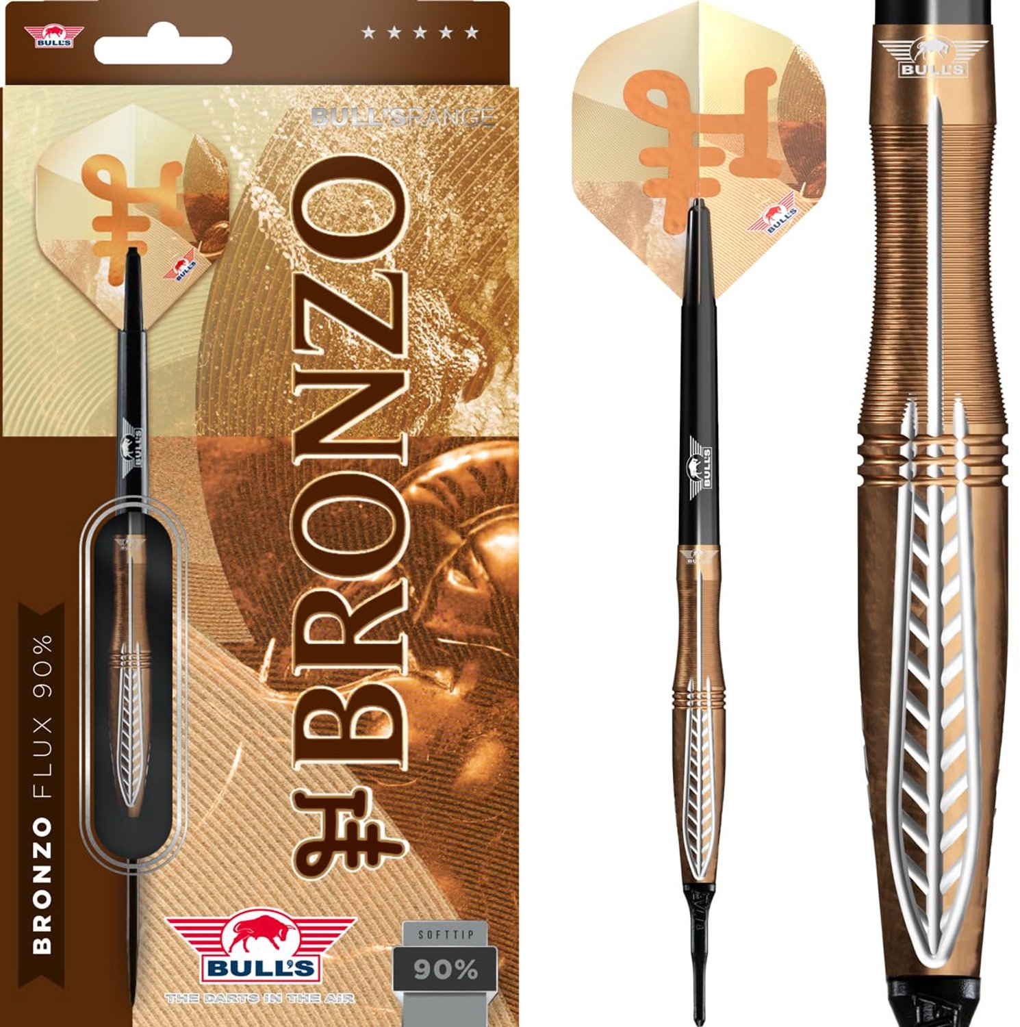 Darts Softtip Set met Gevederde Handgreep