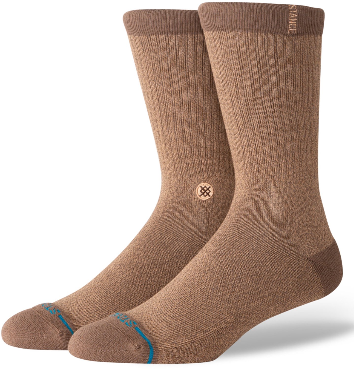 Stance unisex casual infiknit butterblend sokken shelter bruin
