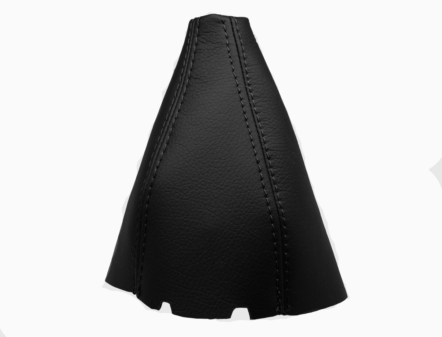 Versnellingspookhoes voor Skoda Fabia 1999-2007 - 100% leer, zwart