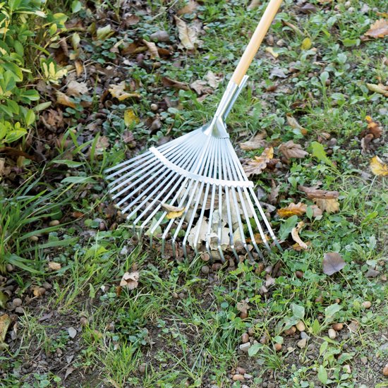 Tuinhark met 22 Verstelbare Metalen Tanden - 400mm Breed - Zonder Steel — afbeelding 4