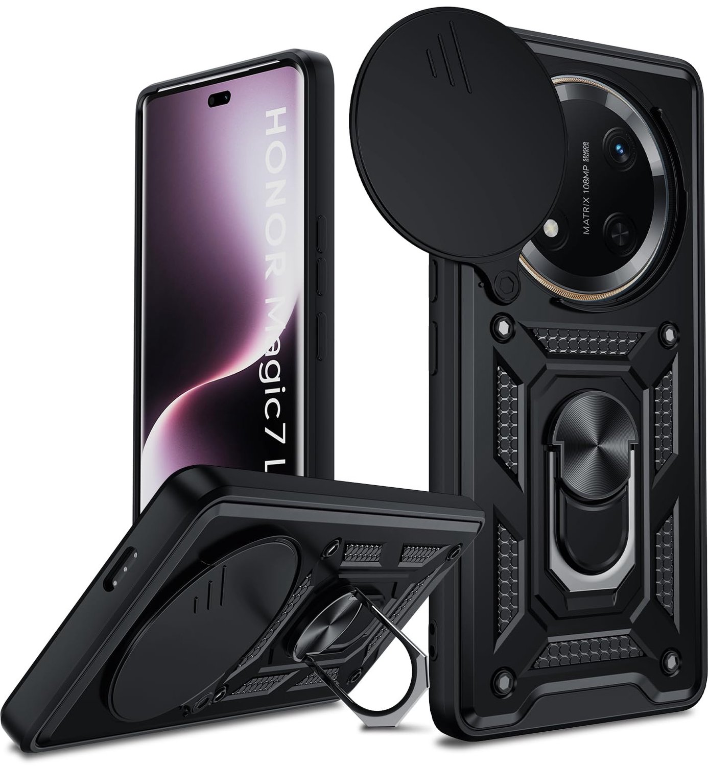 Hybride Beschermhoes voor Honor Magic7 Lite 5G met Camera Bescherming