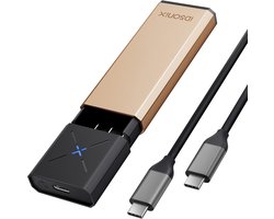 M.2 NVMe PCIe SSD Behuizingsadapter Aluminium
