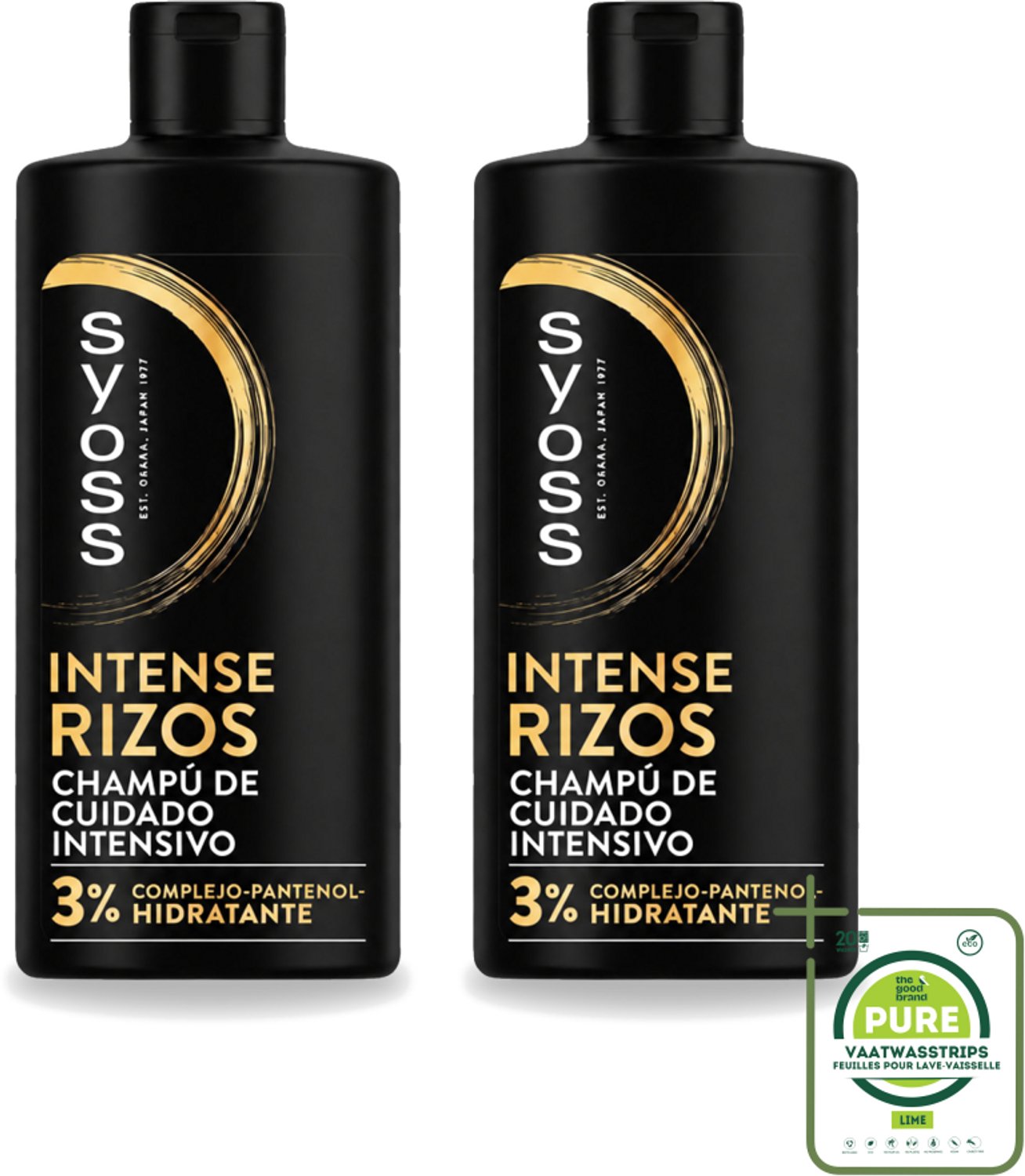 2 x Syoss – Shampoo – Intense Curls – 440 ml - Grootverpakking - Vaatwasstrips - Krullen Verzorging - Golvend Haar - Krullend Haar - Pluisvrij Haar - Haardefinitie