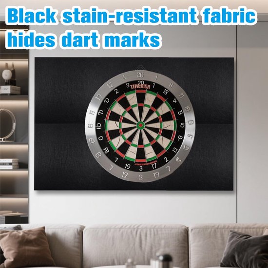 Set van 6 Zelfklevende Dartbord Wandbeschermers — afbeelding 3