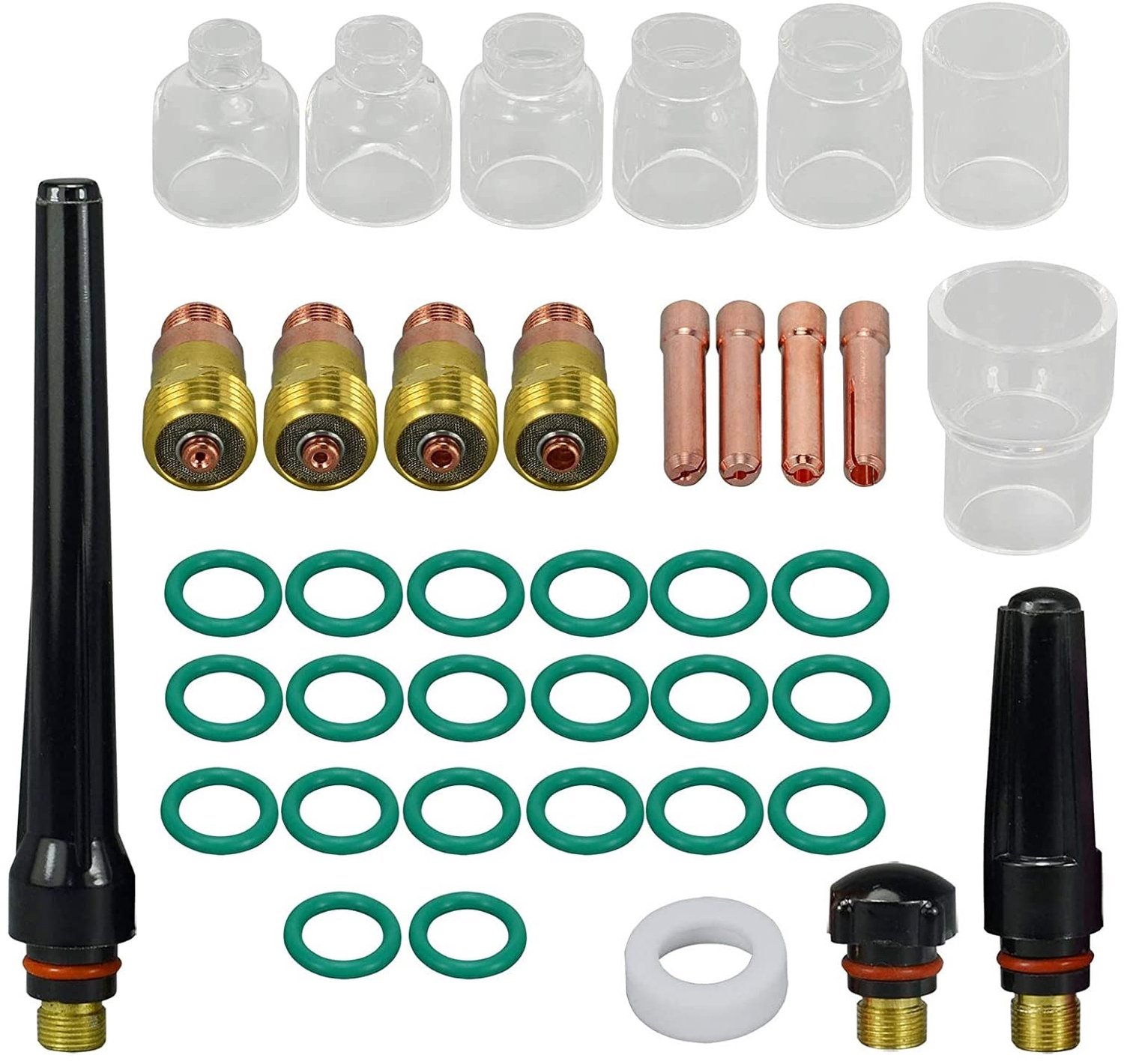 Set van 39 TIG Lasaccessoires voor WP 17/18/26 Torches