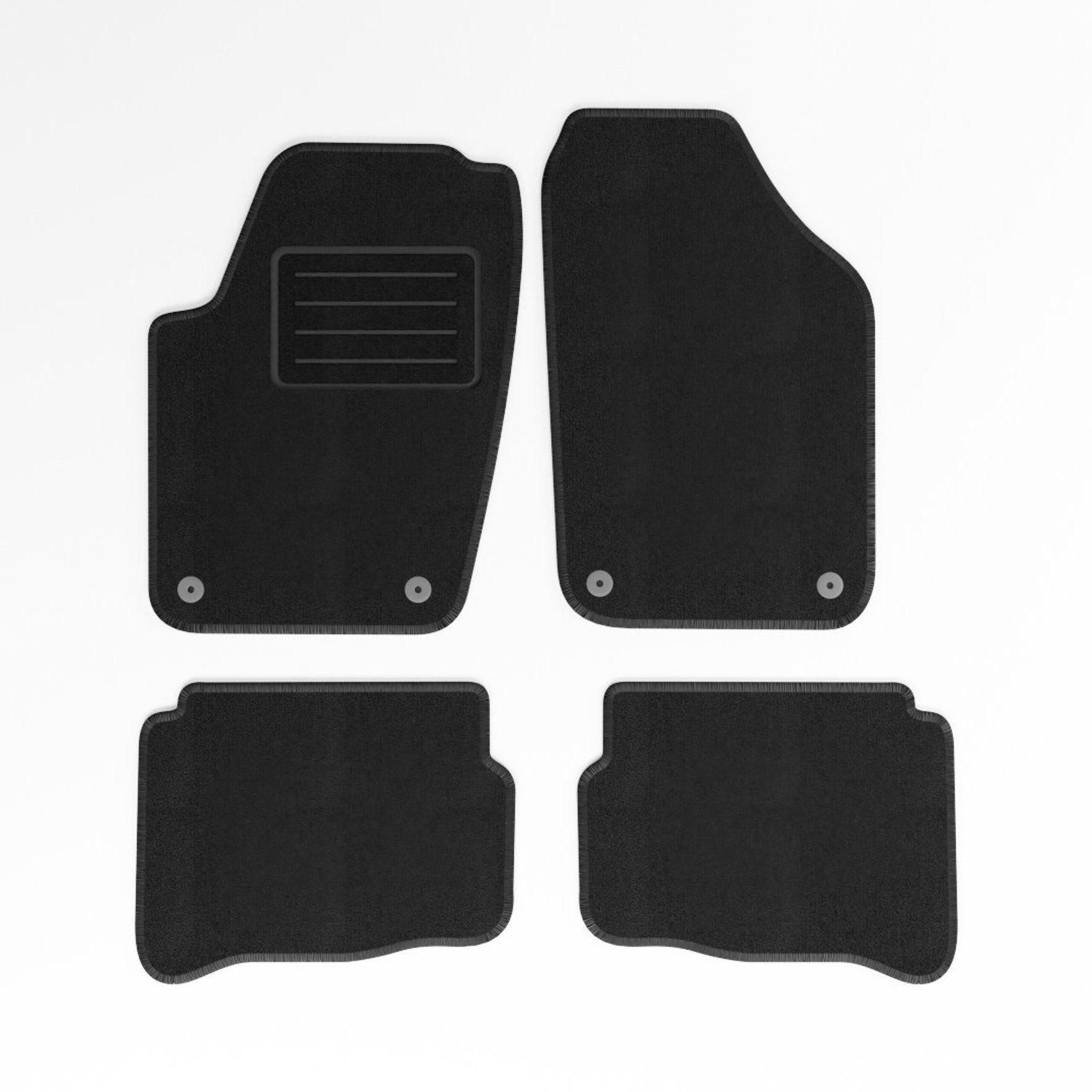 Mats4all | Naaldvilt automatten passend voor Seat Cordoba 2003-2003 | Antislip | Met versterking | 4-delig | Automatten | Mattenset
