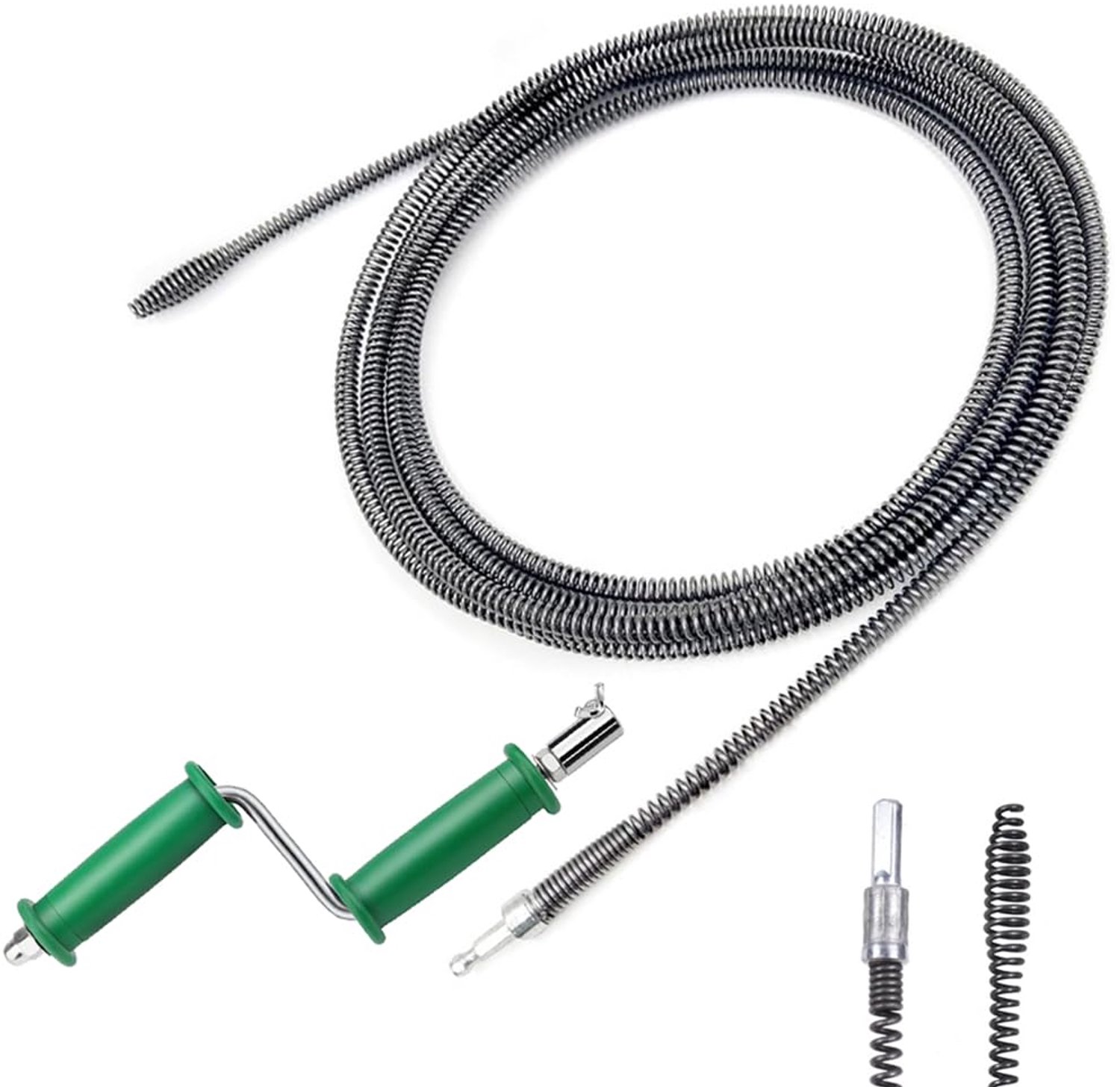 10 mm x 5 m Afvoerpijp Reinigingsspiral met Handcrank