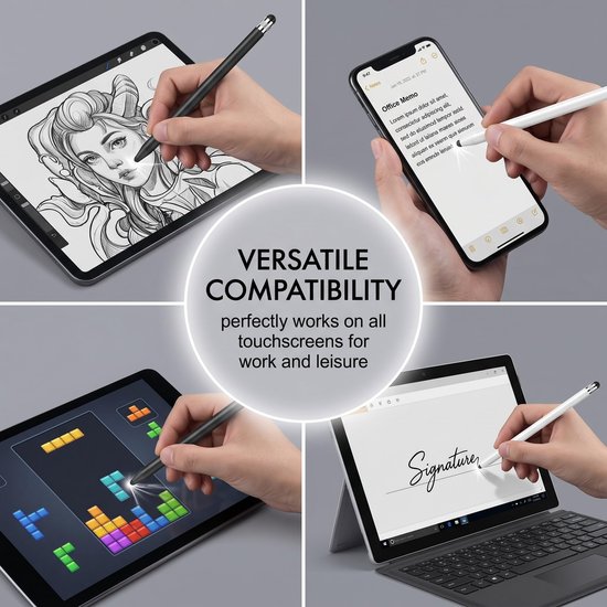 2 Stuks Universele Stylus voor Tablets en Touchscreens — afbeelding 3