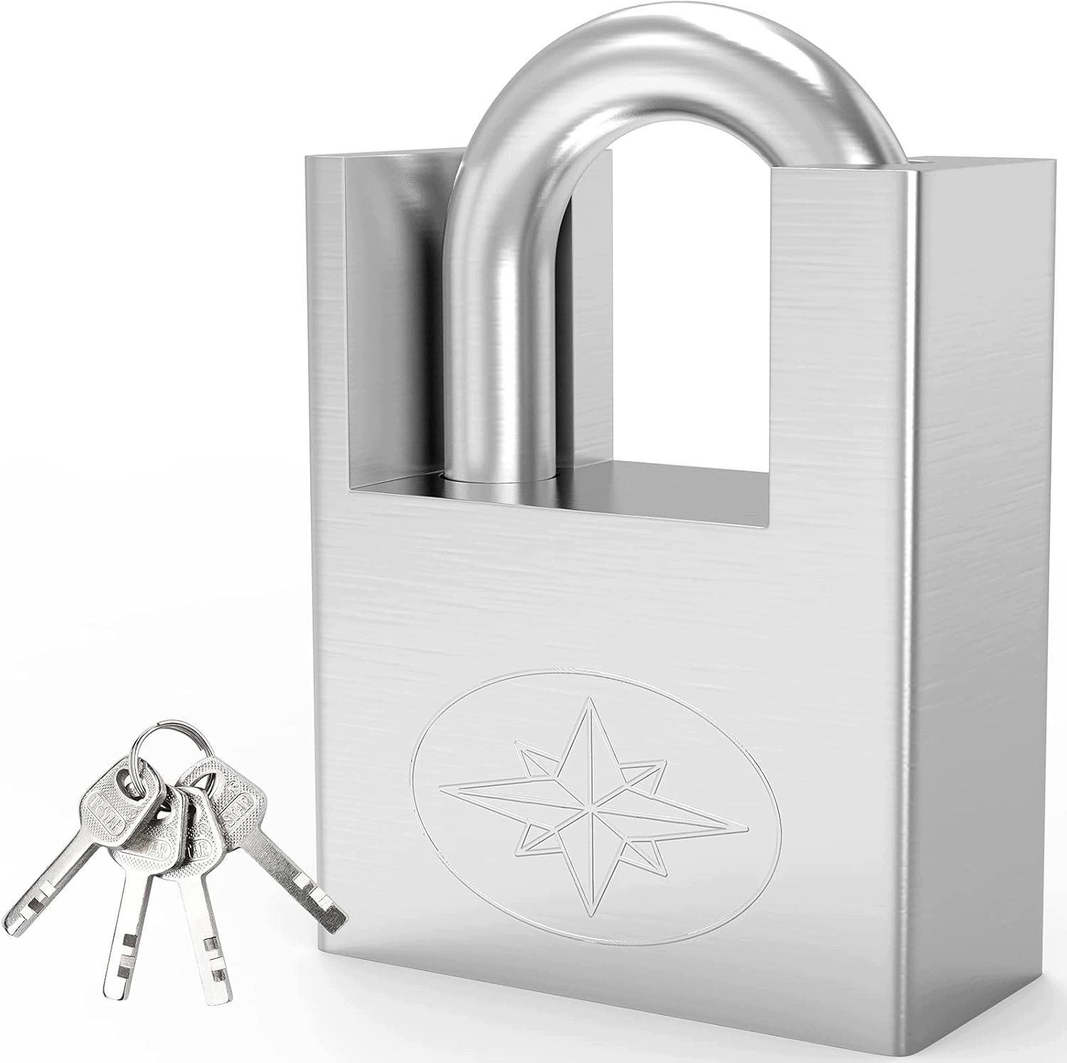 Gehard Stalen Hangslot 60mm - Weerbestendig met 4 Sleutels