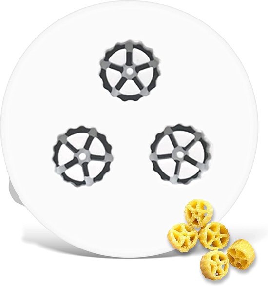 SnelShoppen - MY PASTA Fusilli Ster Pasta Machine Mal - Geschikt voor Philips Pasta Machine Serie 7000 - Ideaal voor Zelfgemaakte Pasta Keuken Accesso van Snelshoppen — afbeelding 2