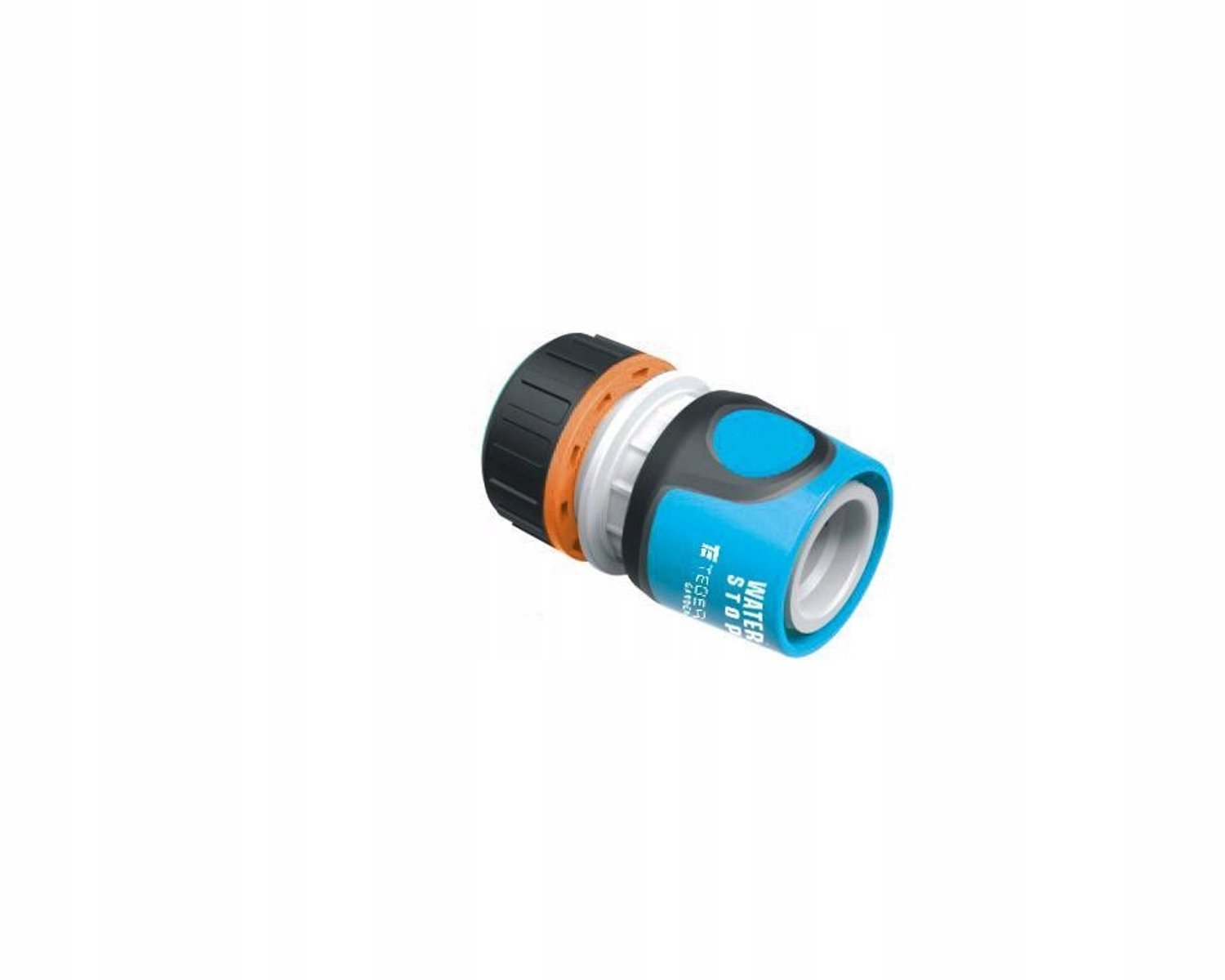 Slangkoppeling 1/2" met Waterstop - Teger