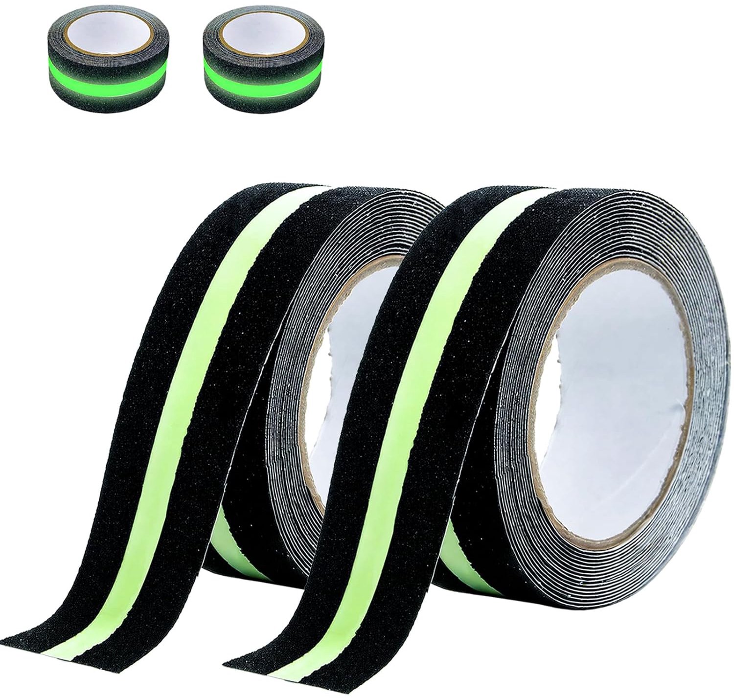 Non-slip, self-adhesive, 2 rolls of non-slip adhesive tape, 50 mm x 5 m, non-slip light tape, adhesive tape, for - ShopVlot