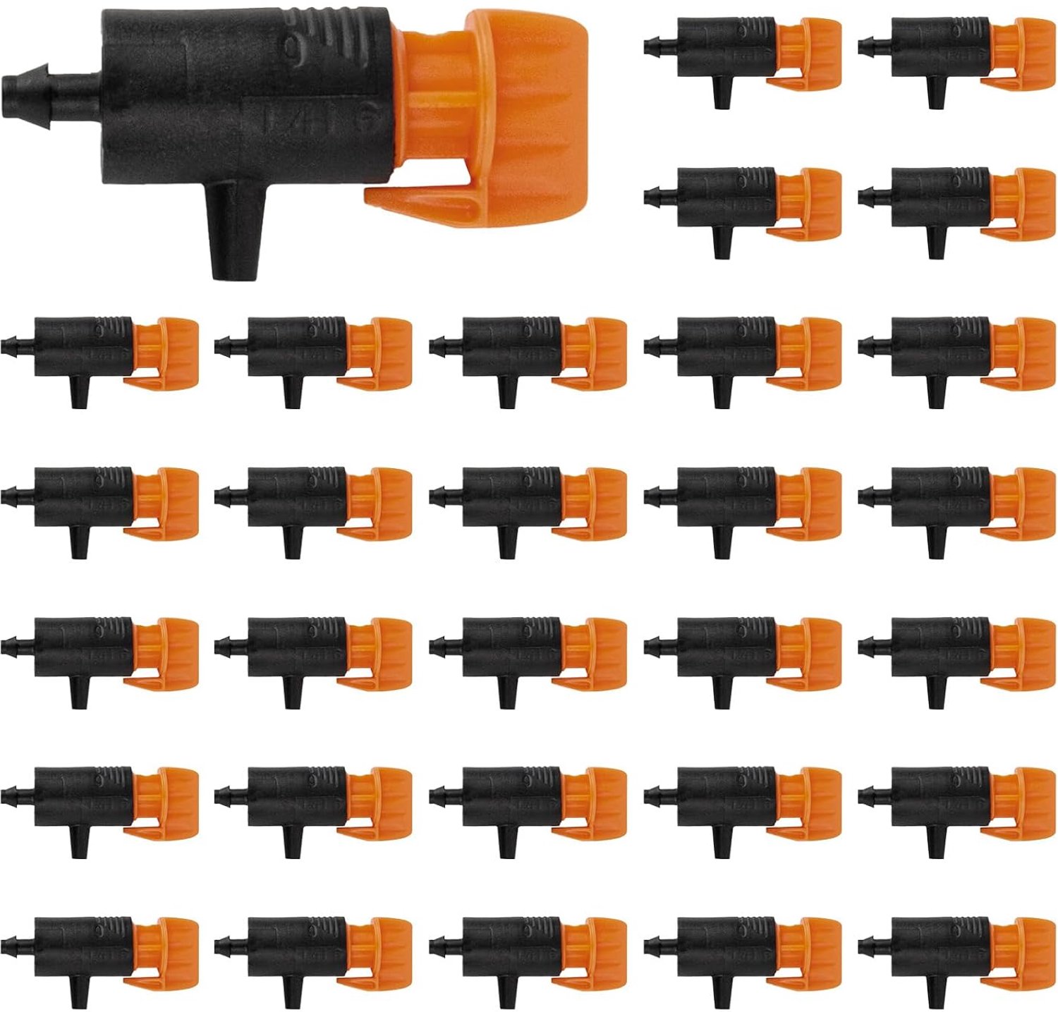 Micro-Drip System - 60 stuks verstelbare druppelaars - voor tuin en succulenten - precisie in irrigatie - Luxento