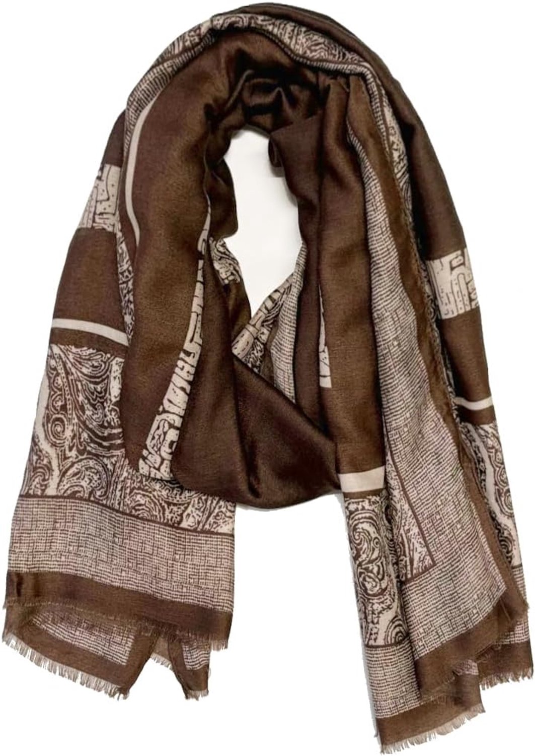 Emma & Giovanni - Lightweight printed cotton blend scarf - women - ShopVlot