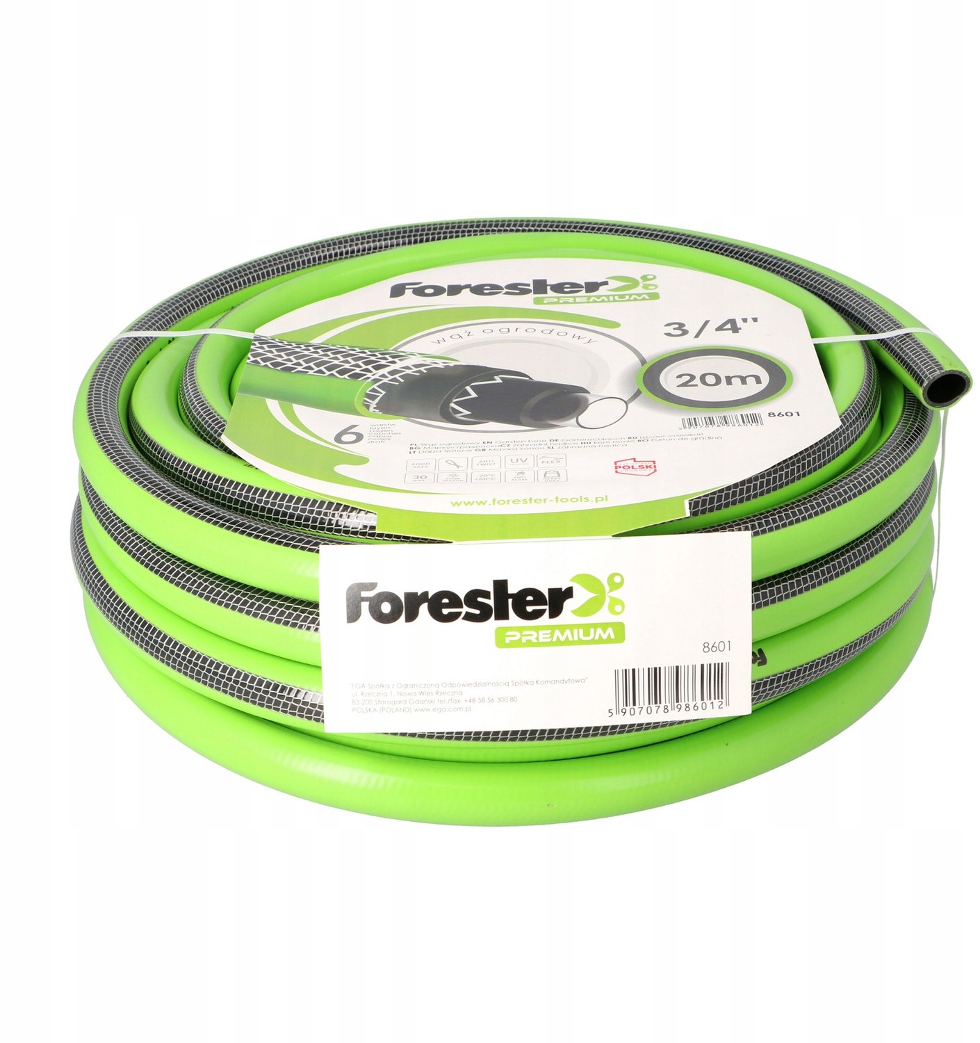 Forester Premium Tuinslang 3/4" x 50m - Duurzaam & Flexibel