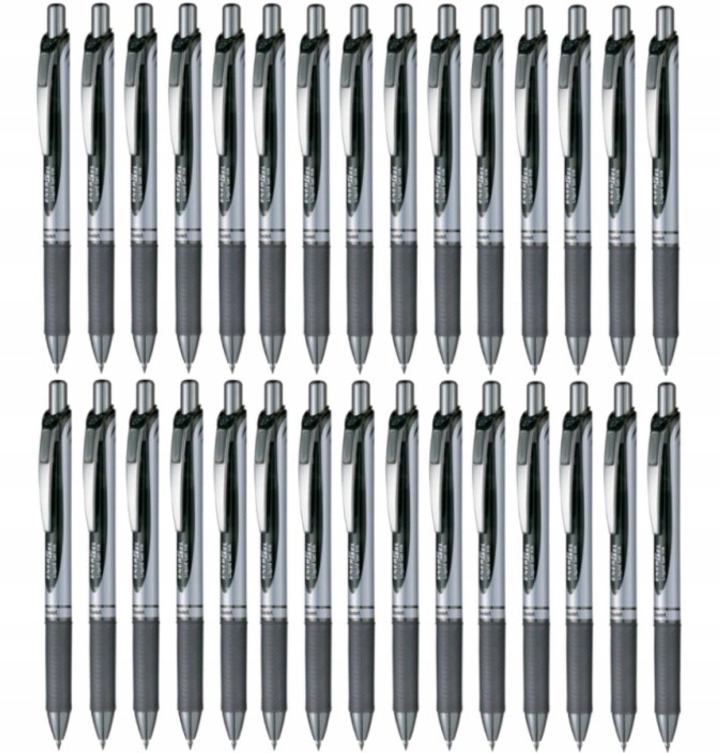 Pentel EnerGel BL77 Gelpen Zwart - Set van 30 Stuks