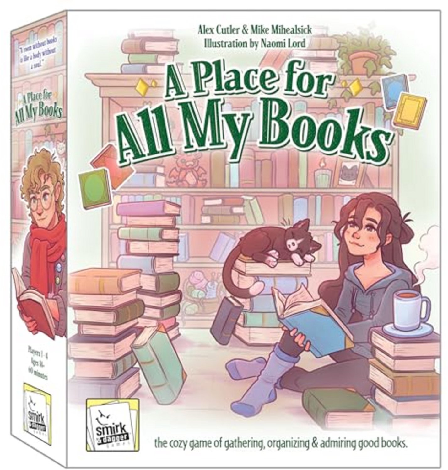 Asmodee bordspel boekenspel strategie voor boekenliefhebbers 1-4 spelers.