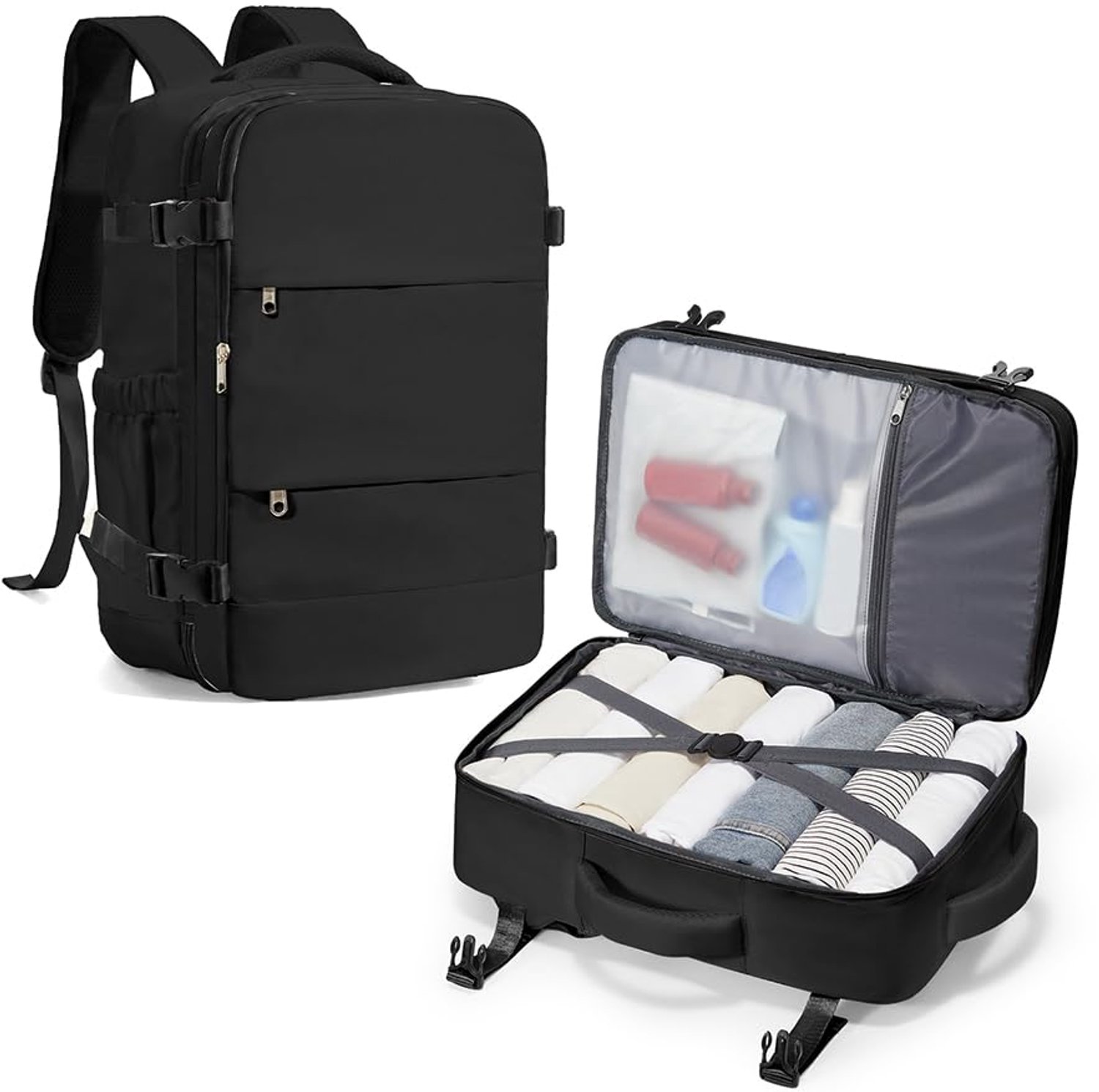 Reisbagage voor Vrouwen, Handbagage 40x30x20 Geschikt voor Ryanair en Easyjet