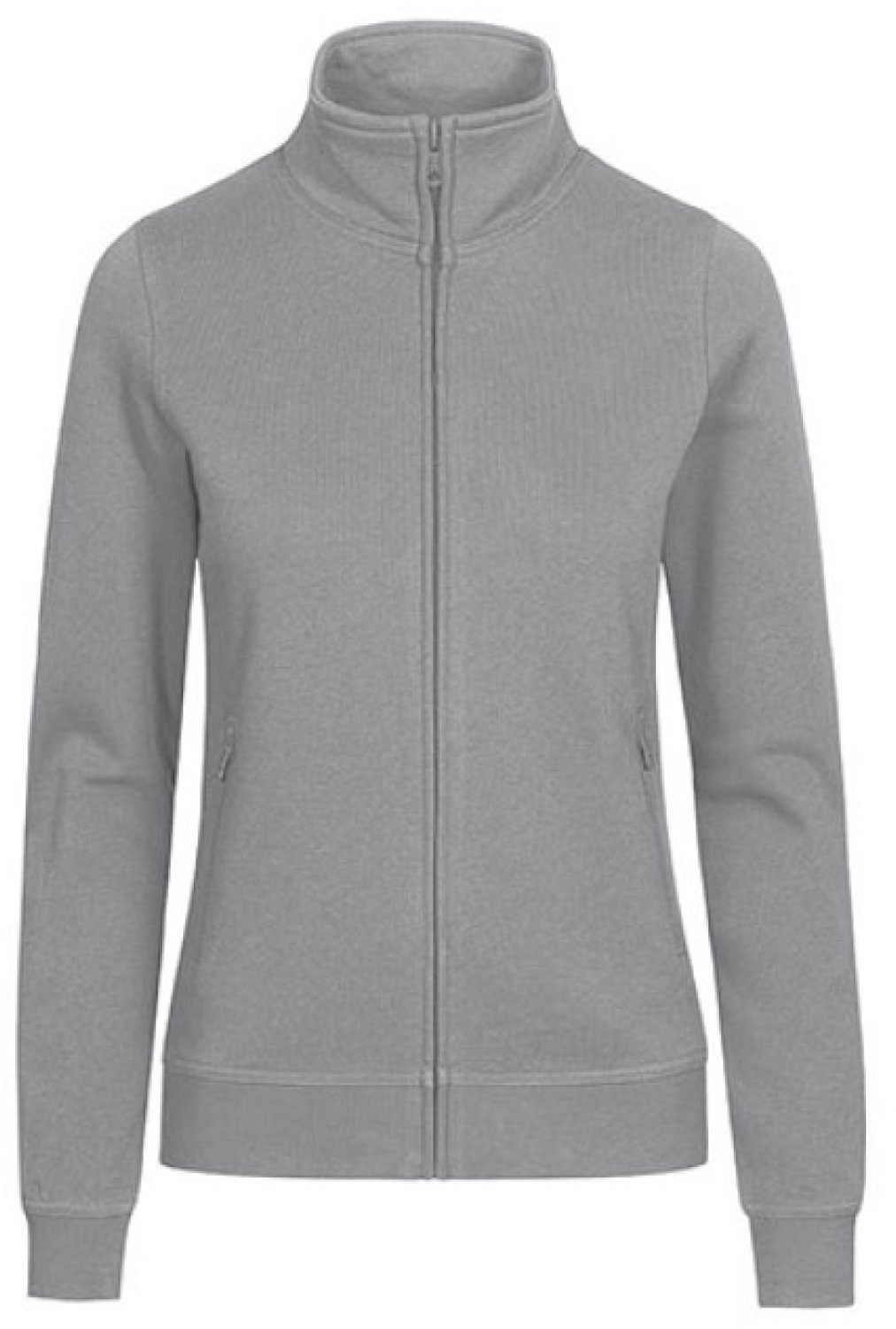 EXCD Women´s Sweatjacket CD5275 - New Light Grey (Solid) - XL