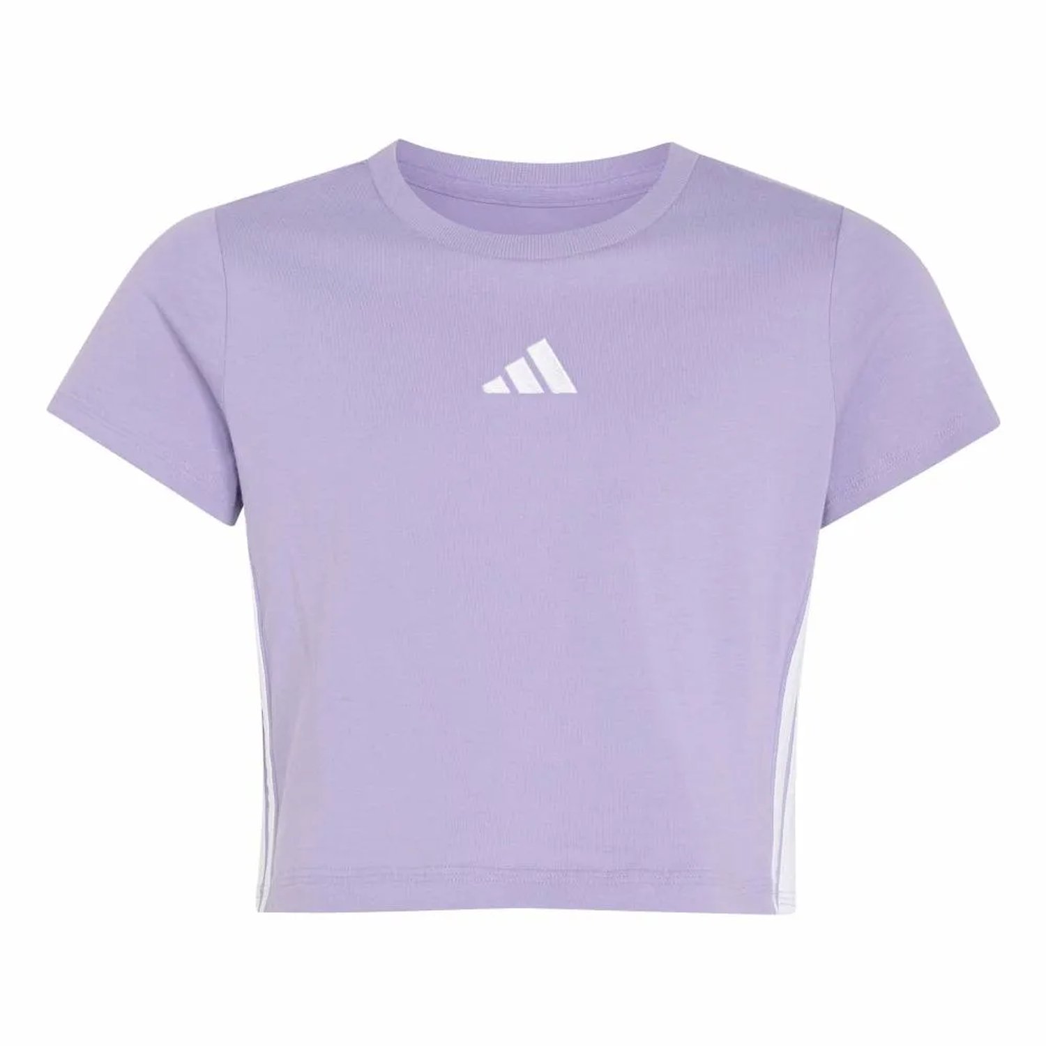 Adidas Essentials Slim T-shirt Met Korte Mouwen 11-12 Years Meisje Wit