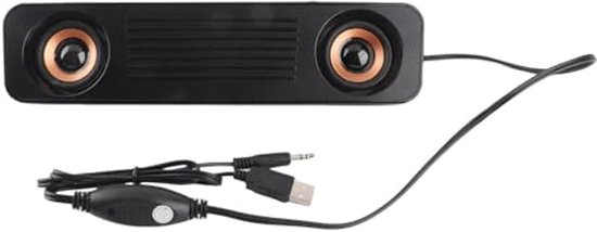 Soundbar voor Tv, USB-aangedreven 3,5 Mm Plug Hifi Stereo Subwoofer TV-luidsprekers Lange Luidspreker voor Tv-desktopcomputer — afbeelding 5
